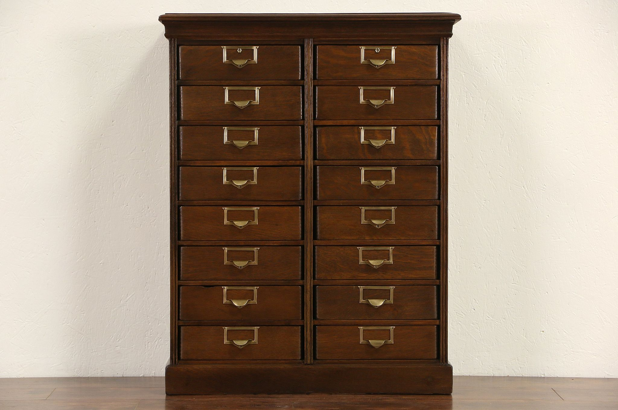 Sold Globe Wernicke 16 Drawer 1900 Antique Oak File Cabinet throughout size 2048 X 1358