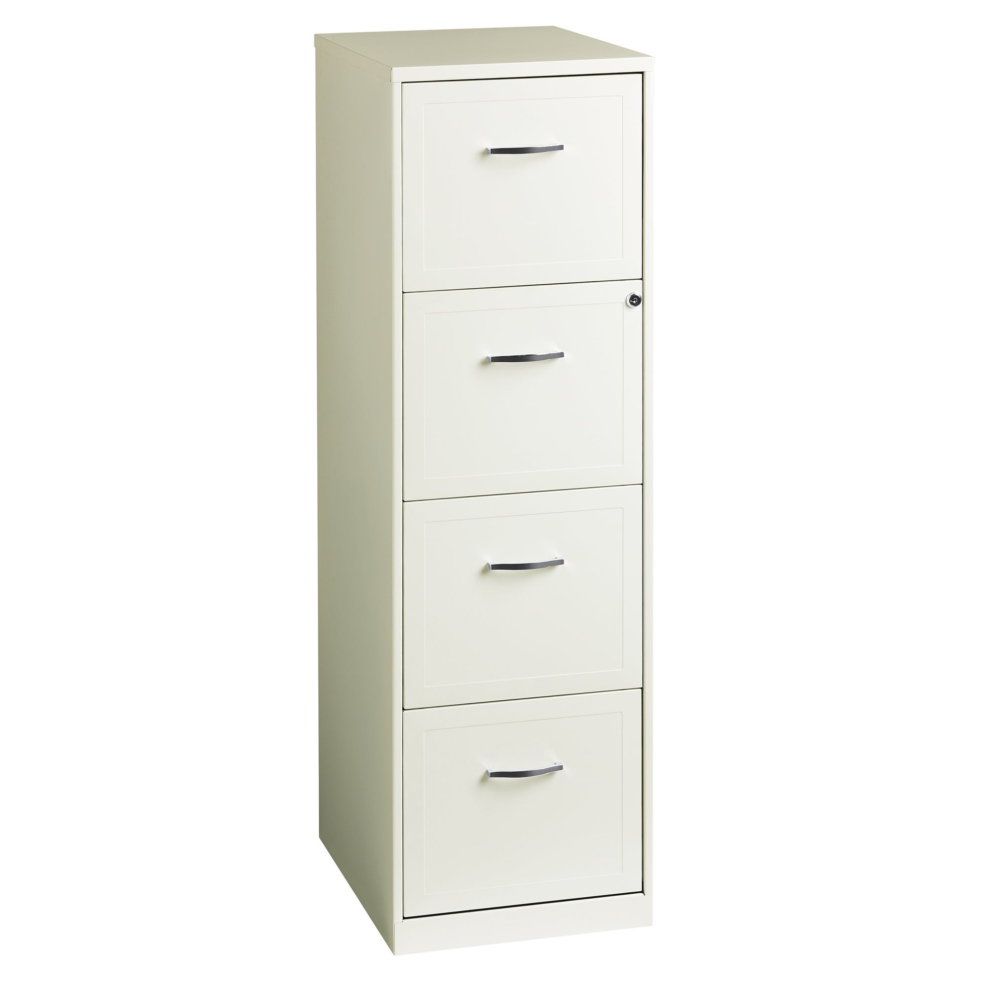 Space Solutions 18 4 Drawer Metal File Cabinet White throughout dimensions 2000 X 2000