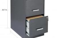 Space Solutions 22 Deep 2 Drawer Metal File Cabinet Metallic Charcoal throughout proportions 1365 X 1365