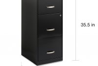 Space Solutions 3 Drawer Black Steel File Cabinet throughout size 1517 X 1517