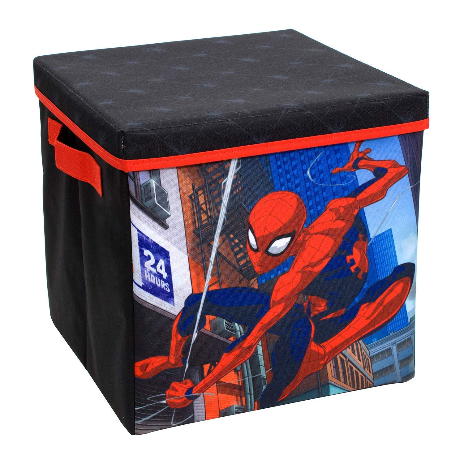 Spiderman Collapsible Storage Bin With Lid Marvel Everything intended for size 1500 X 1500
