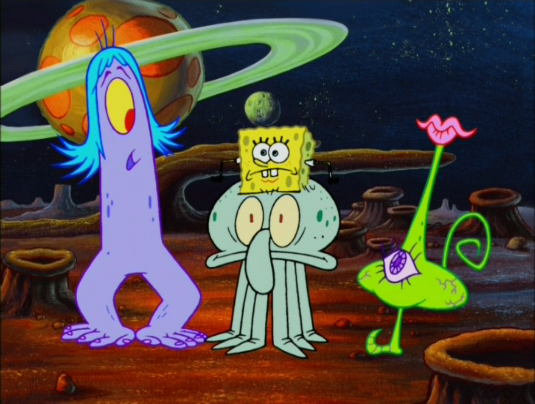 Squidbob Tentaclepants Character Spongebob Espacio Exterior for measurements 1061 X 800