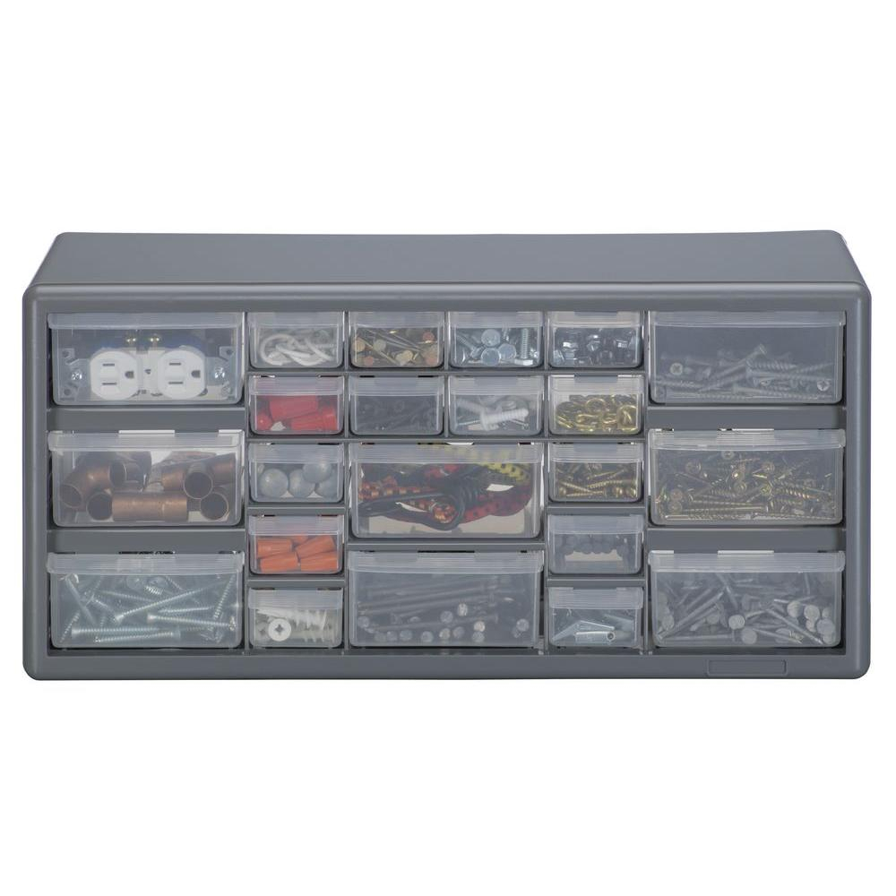 Stack On 22 Compartments Small Parts Organizer Storage Cabinet Ds 22 inside measurements 1000 X 1000