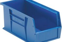 Stackable Bin Plastic Storage Tray 12 Pack Extra Thick Hanger Lip within proportions 1000 X 1000