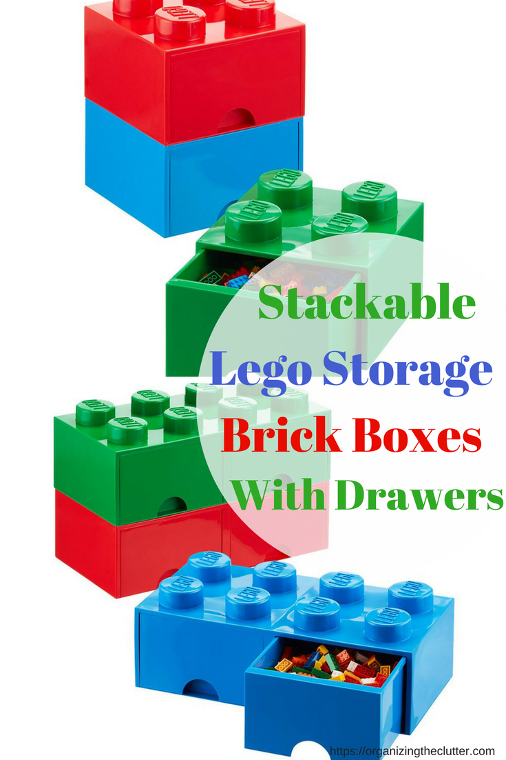 Stackable Lego Storage Brick Boxes Are For More Than Just Legos regarding size 735 X 1102