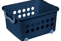 Stackable Wheeled Storage Bin Blue Circo Products throughout size 2000 X 2000