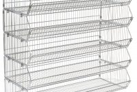 Stackable Wire Storage Bin Rack 48w X 20d X 45h 5 Wire Bins regarding sizing 1500 X 1500