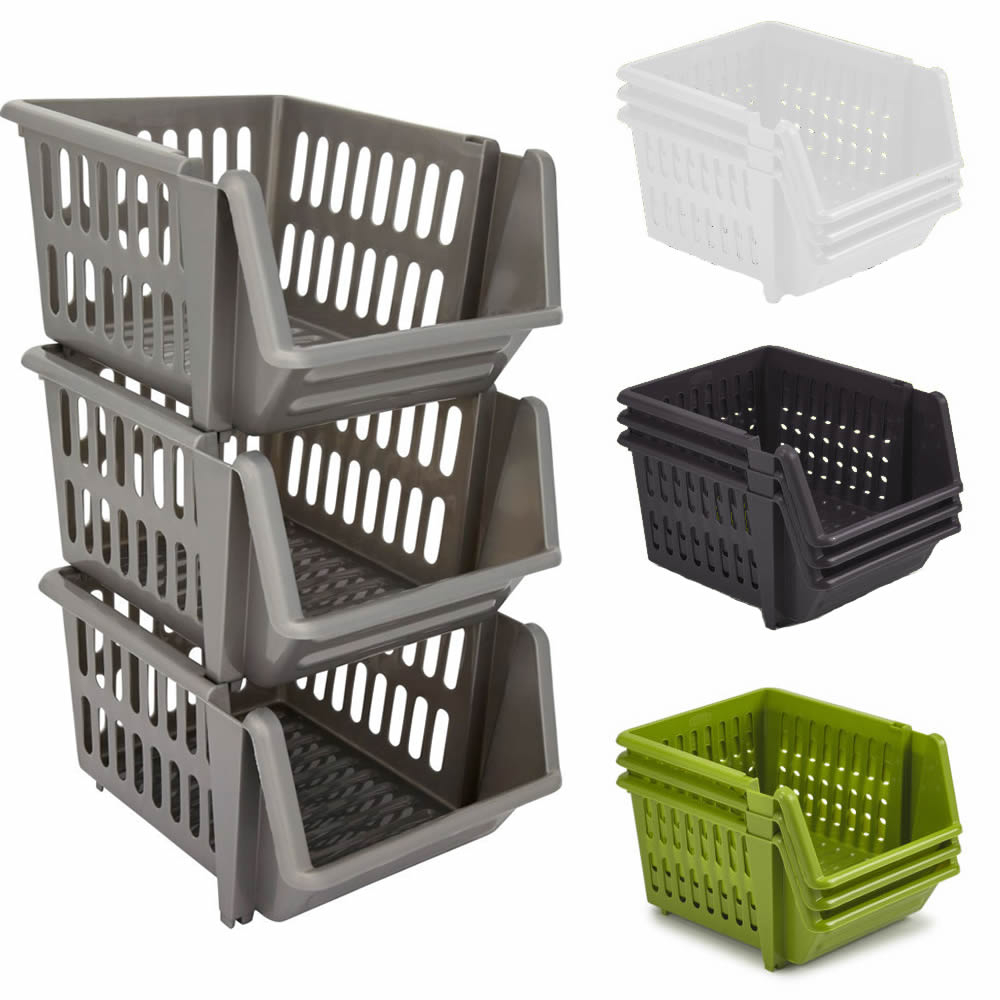 Stacking Basket Storage Storage Ideas throughout size 1000 X 1000