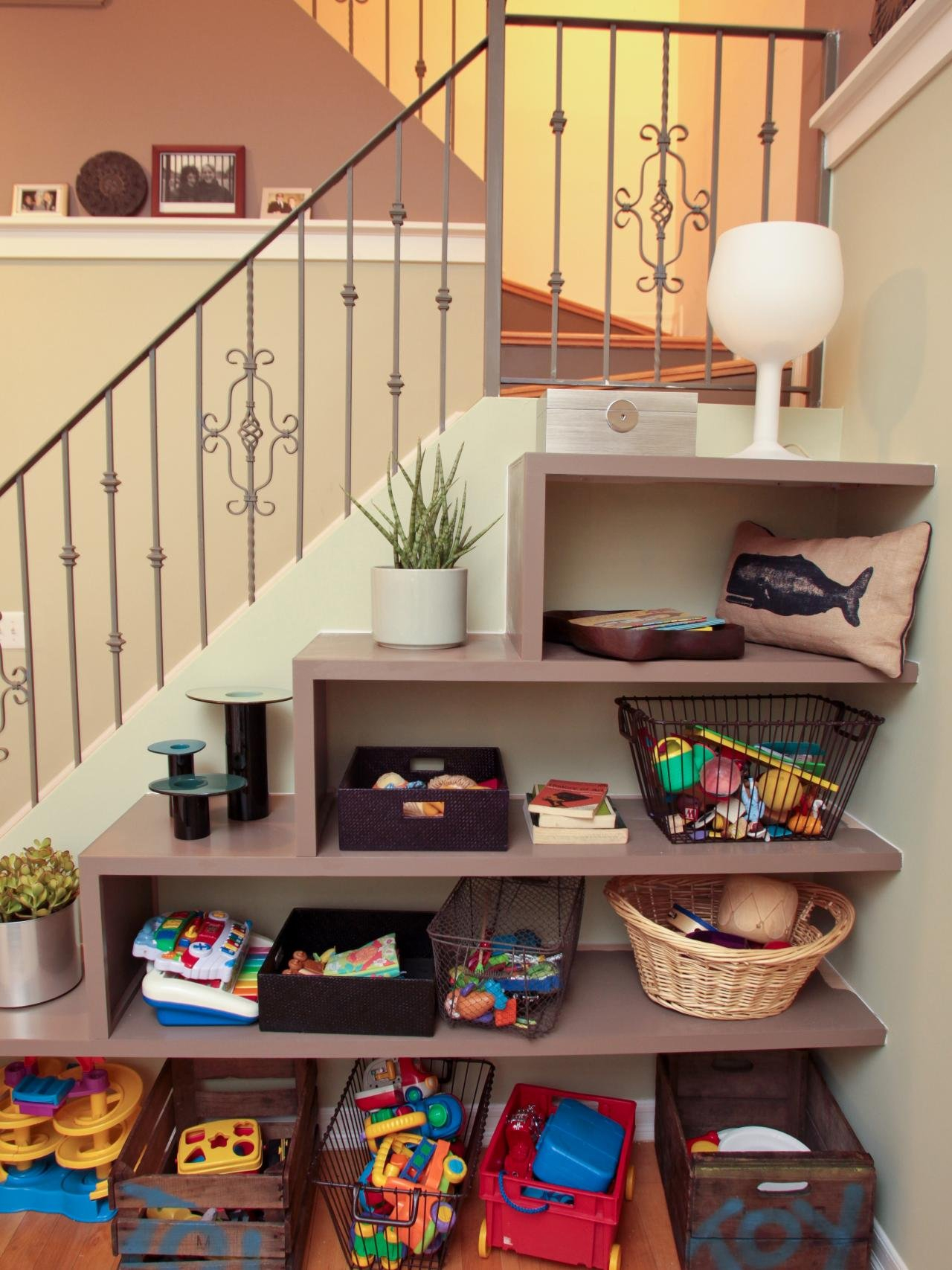 Stair Storage Bins Photos Freezer And Stair Iyashix intended for proportions 1280 X 1707