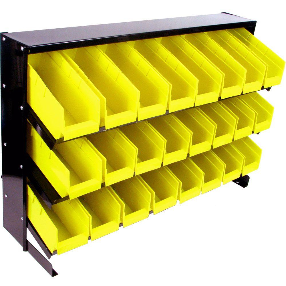 Stalwart 24 Compartment Bin Parts Storage Rack Trays Small Parts in dimensions 1000 X 1000