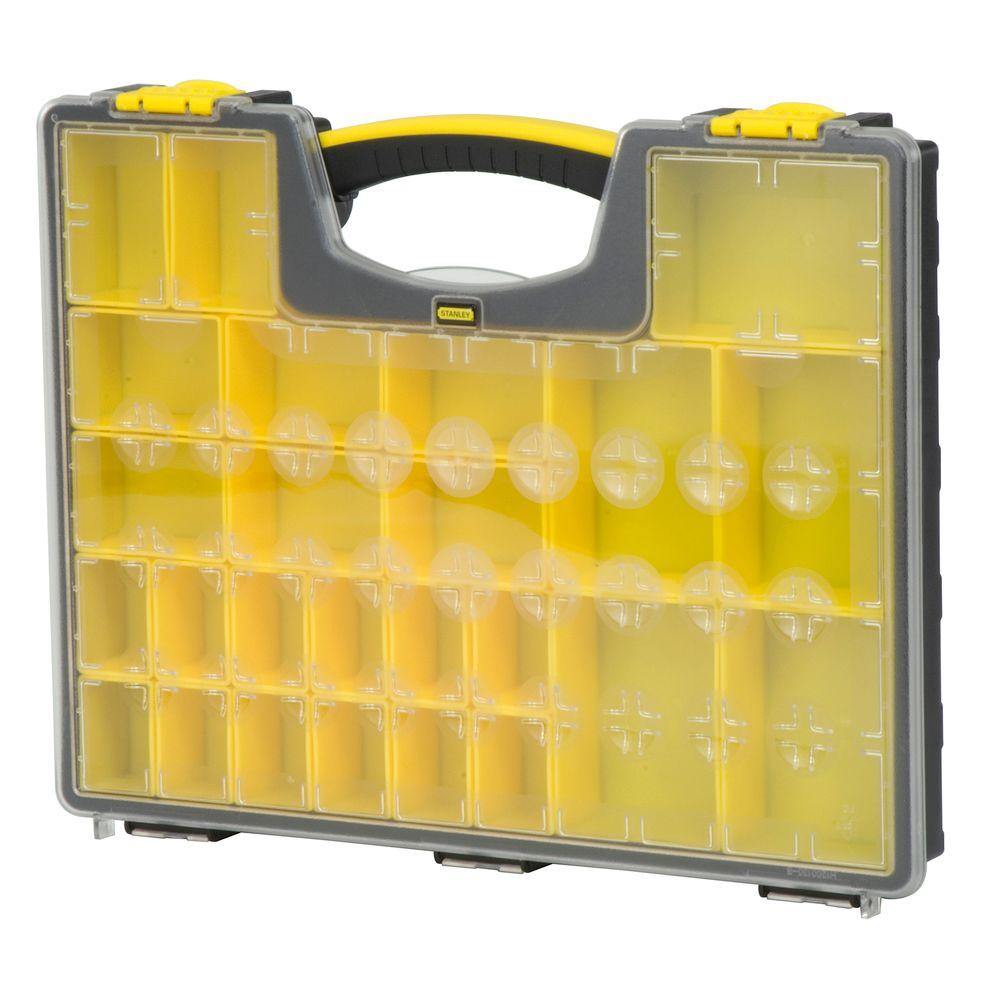 Stanley 25 Compartment Shallow Pro Small Parts Organizer 014725r for proportions 1000 X 1000