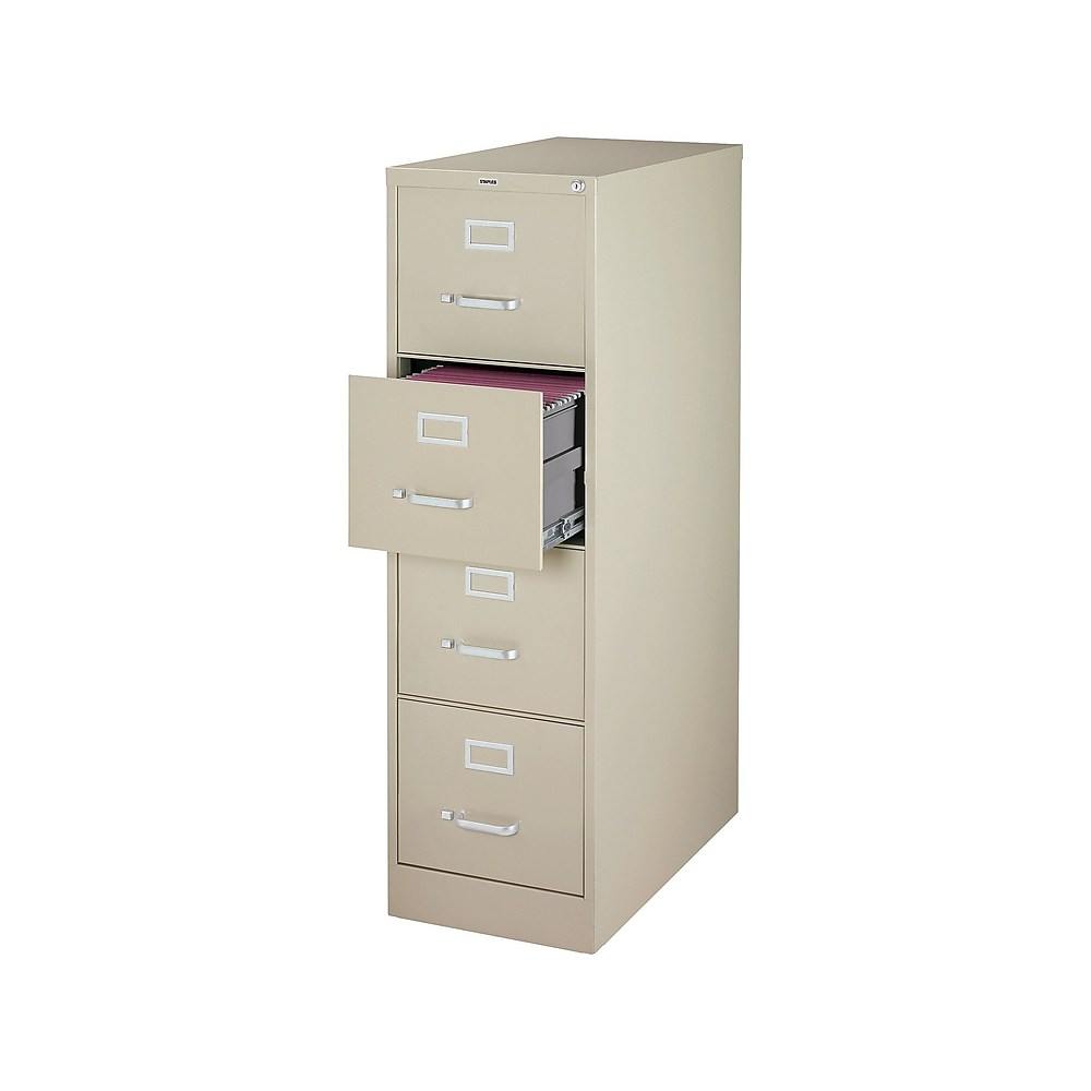 Staples 4 Drawer Vertical File Cabinet Walmart within dimensions 1000 X 1000