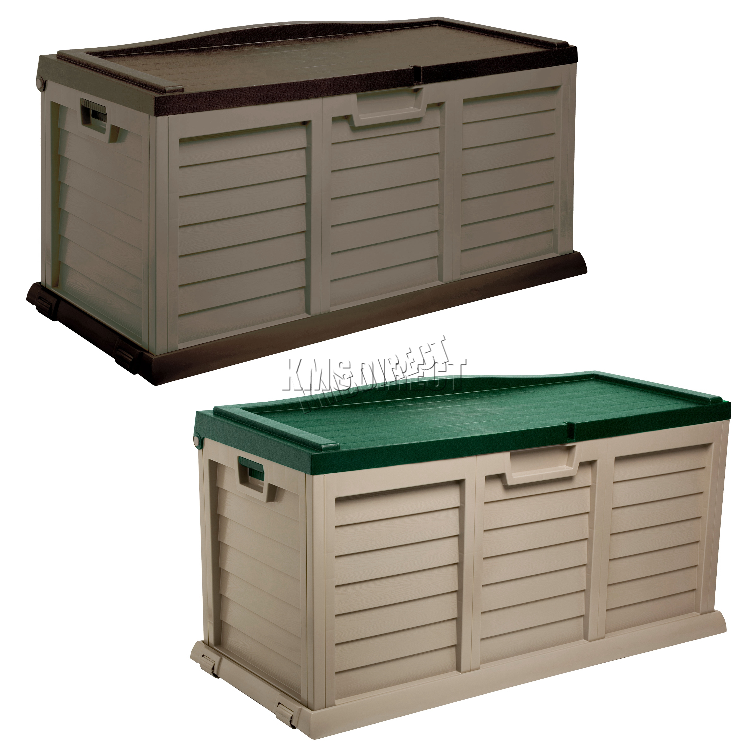 Starplast Outdoor Garden Storage Utility Chest Cushion Box Case 440l intended for proportions 2894 X 2894