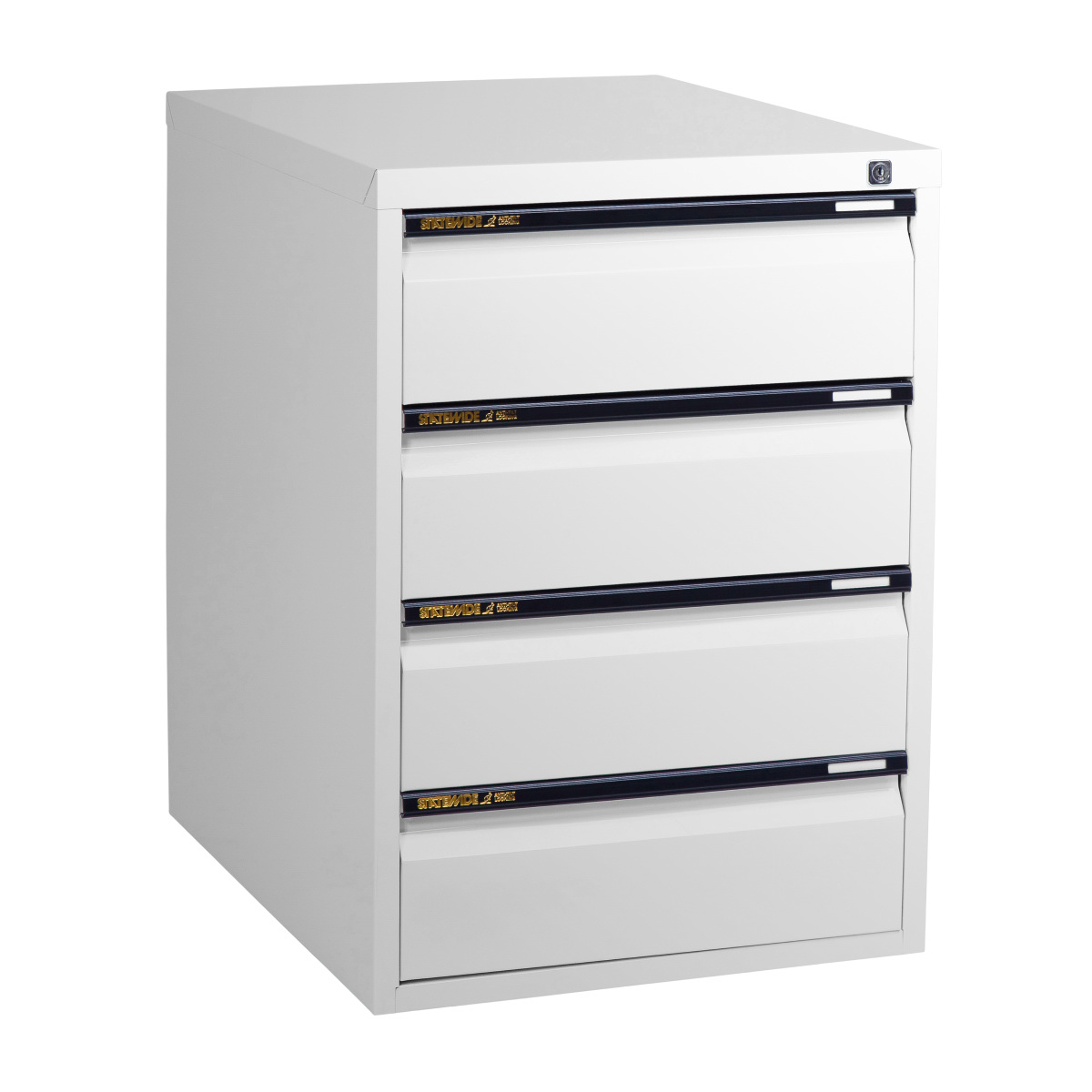Statewide 4 Drawer Low Height Cabinet Australian Made in size 1200 X 1200