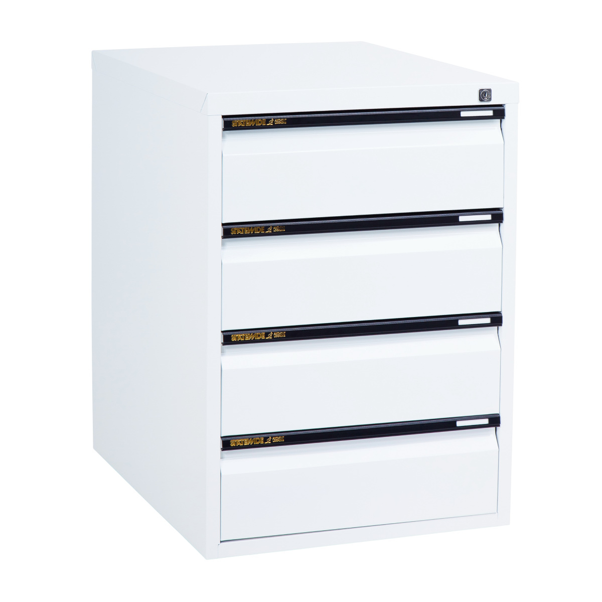 Statewide 4 Personal Drawer Low Height Filing Cabinet Australian Made intended for proportions 1200 X 1200