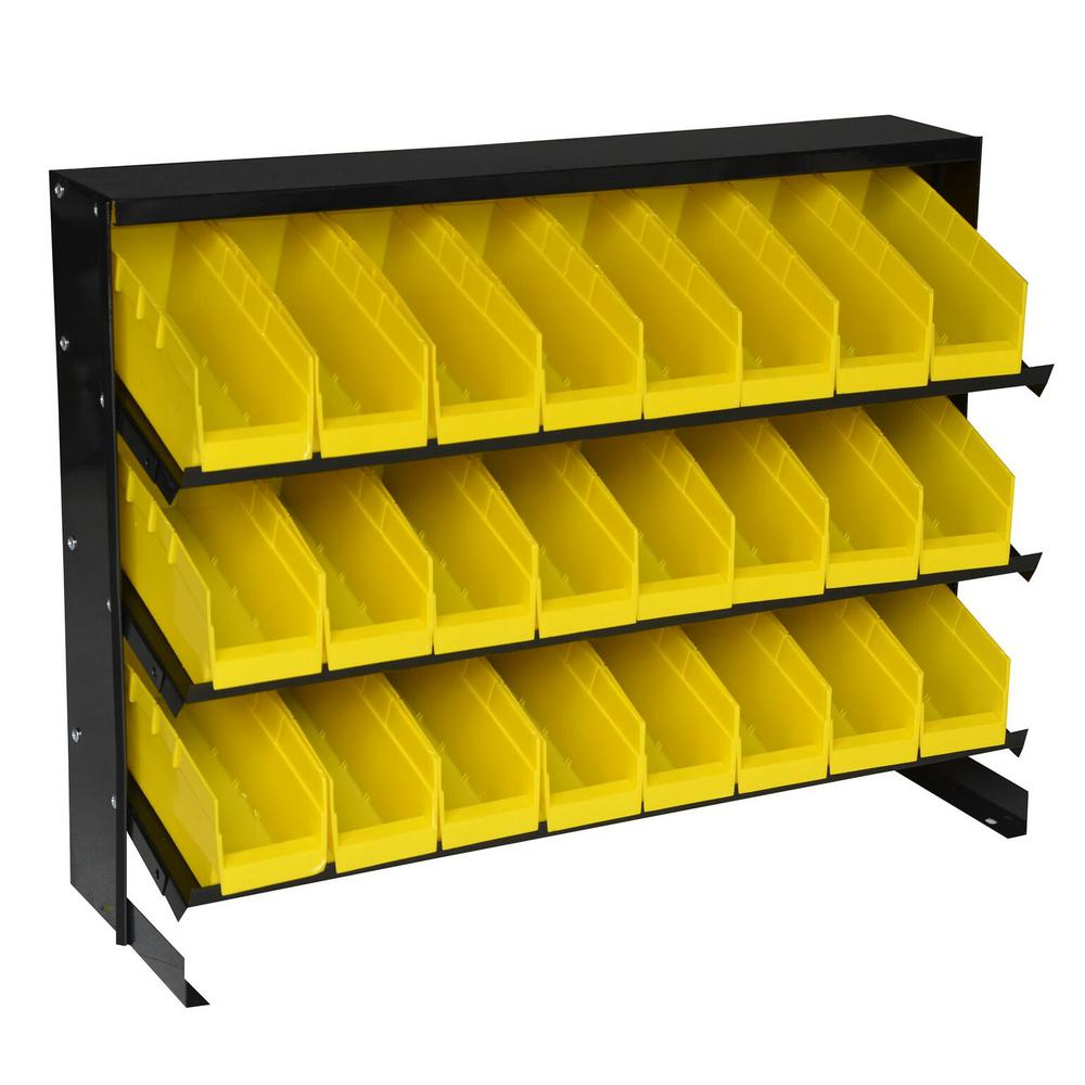 Steel Core 24 Compartment Parts Rack And Small Parts Organizer With in size 1000 X 1000