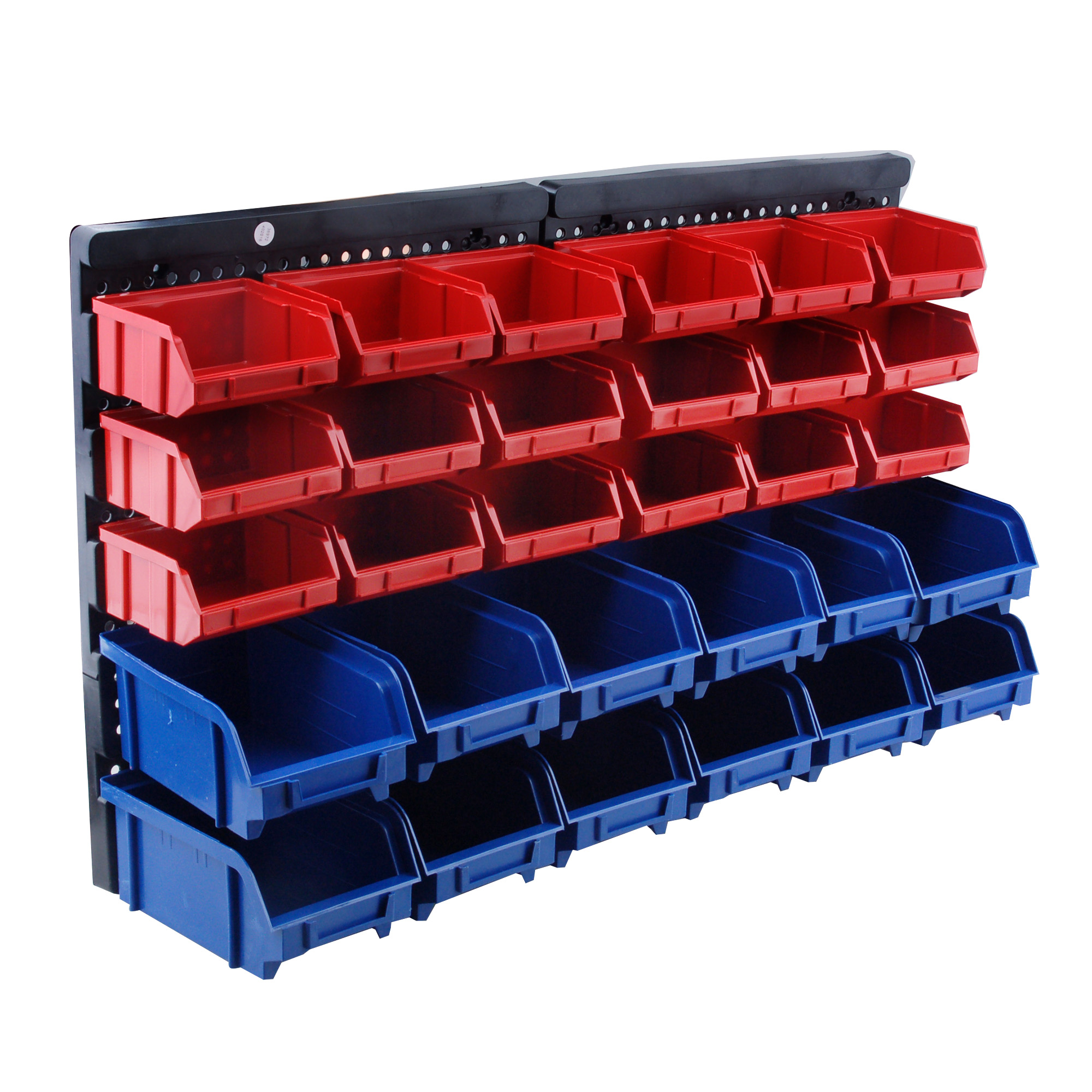 Steel Core 30 Bin Wall Mount Parts Storage Rack Organizer within proportions 2000 X 2000