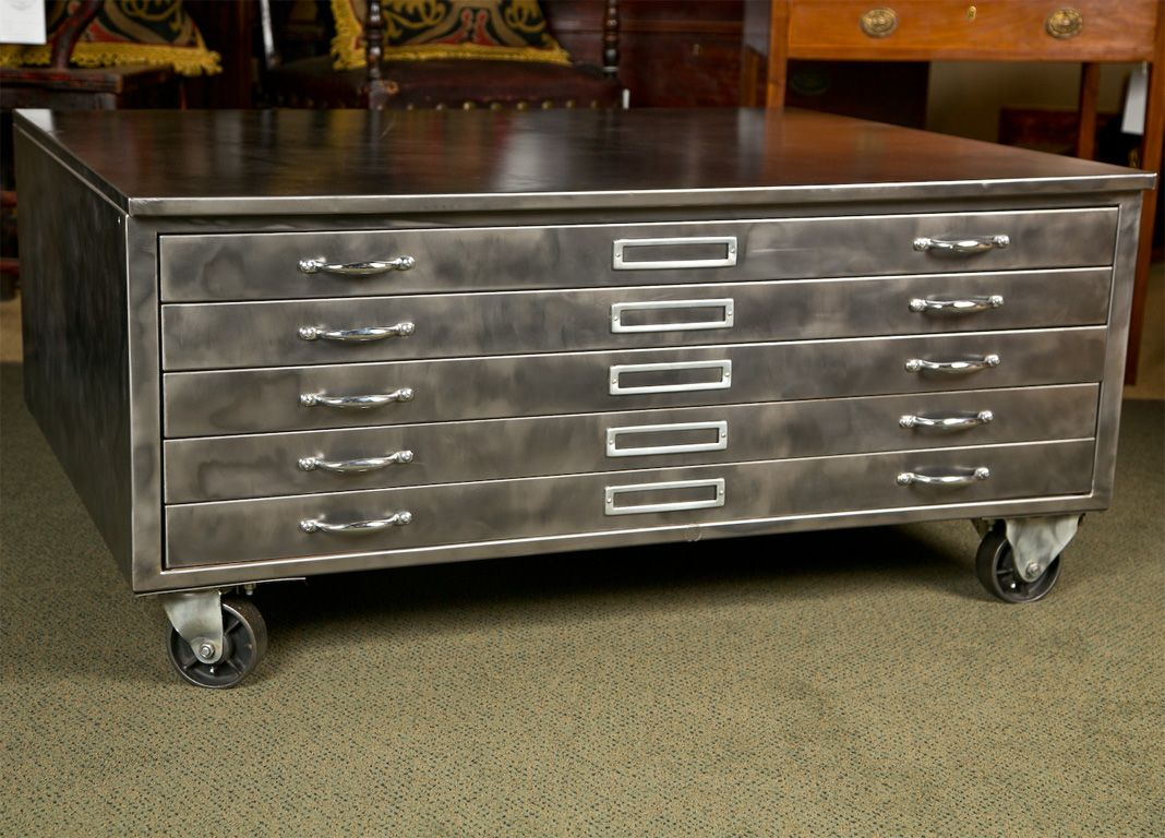 Steel Flat File Cabinet With Casters Gorgeous Studios Flat File throughout proportions 1068 X 768