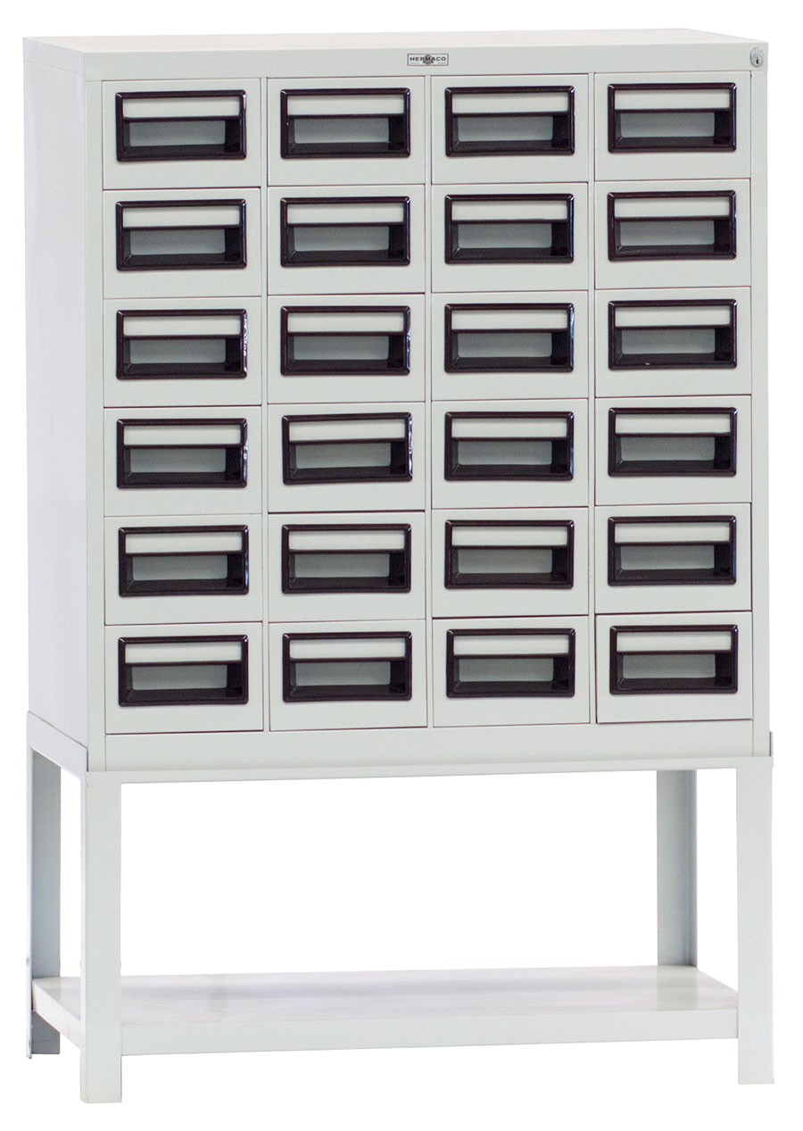 Steel Index Card File Cabinet 24 Drawers Hermaco Commercial Inc in size 900 X 1267