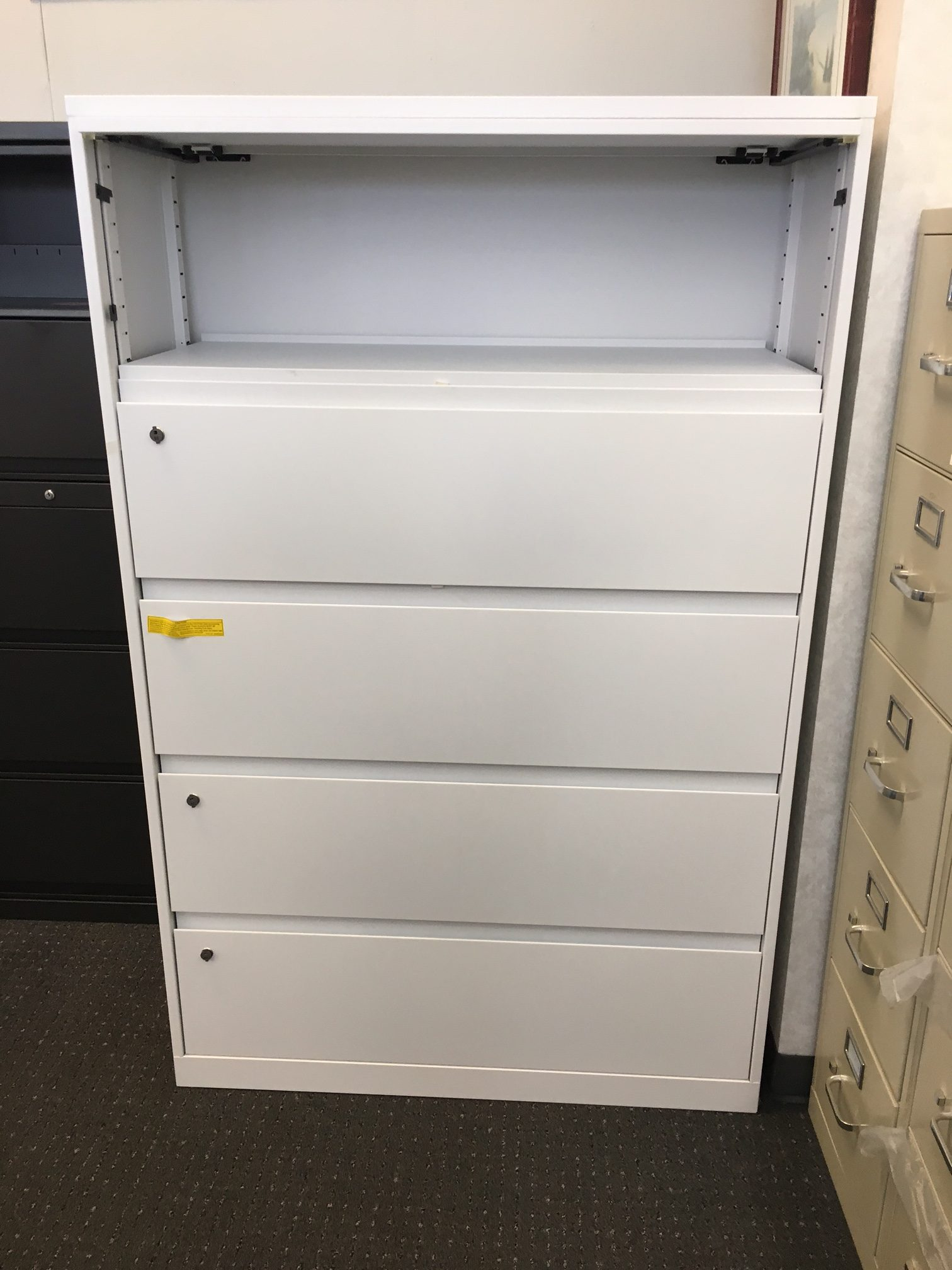 Steelcase 5 Drawer Individual Locking Drawers Lateral File Cabinet regarding measurements 1512 X 2016