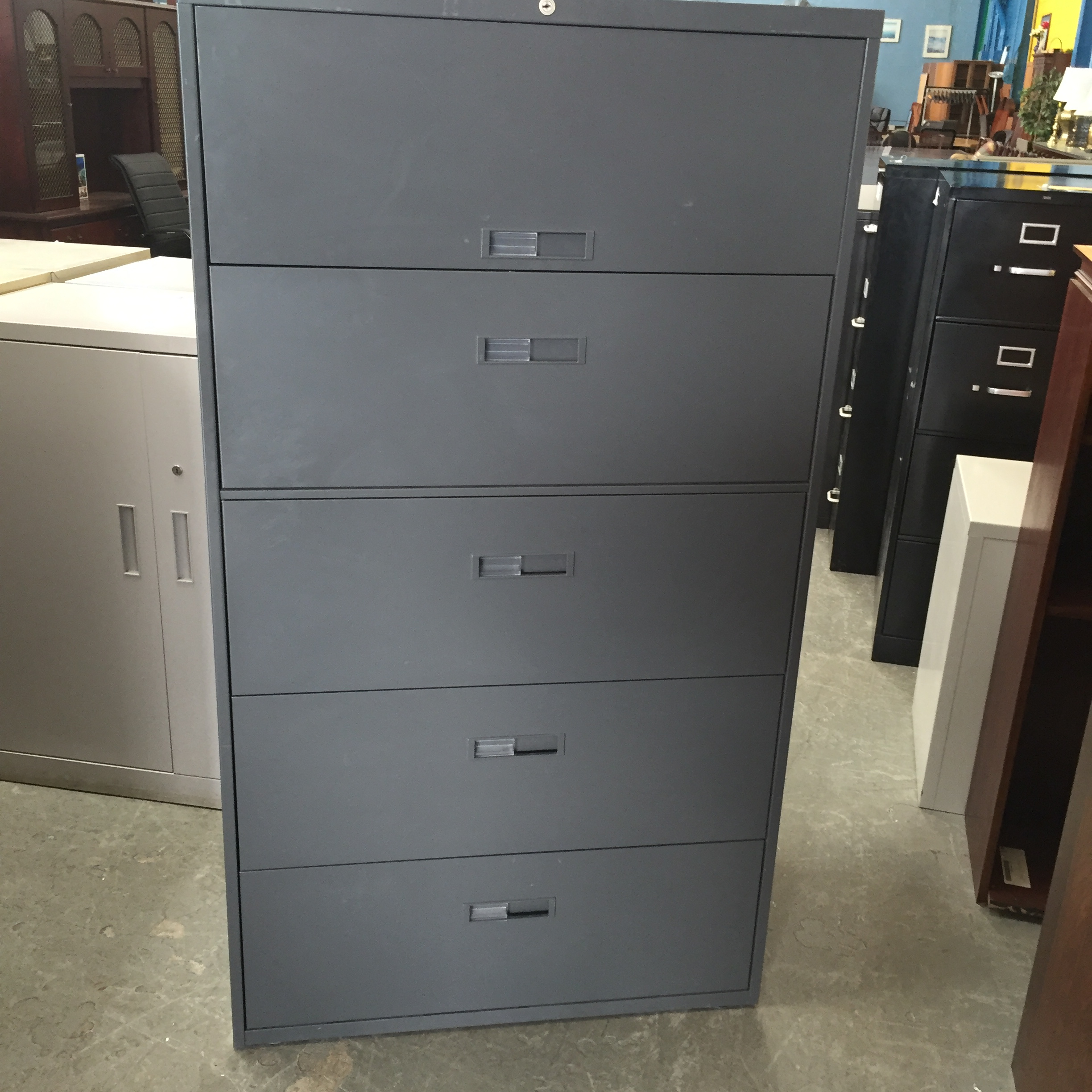 Steelcase Five Drawer Lateral File Cabinets Anso Office Furniture for measurements 2448 X 2448