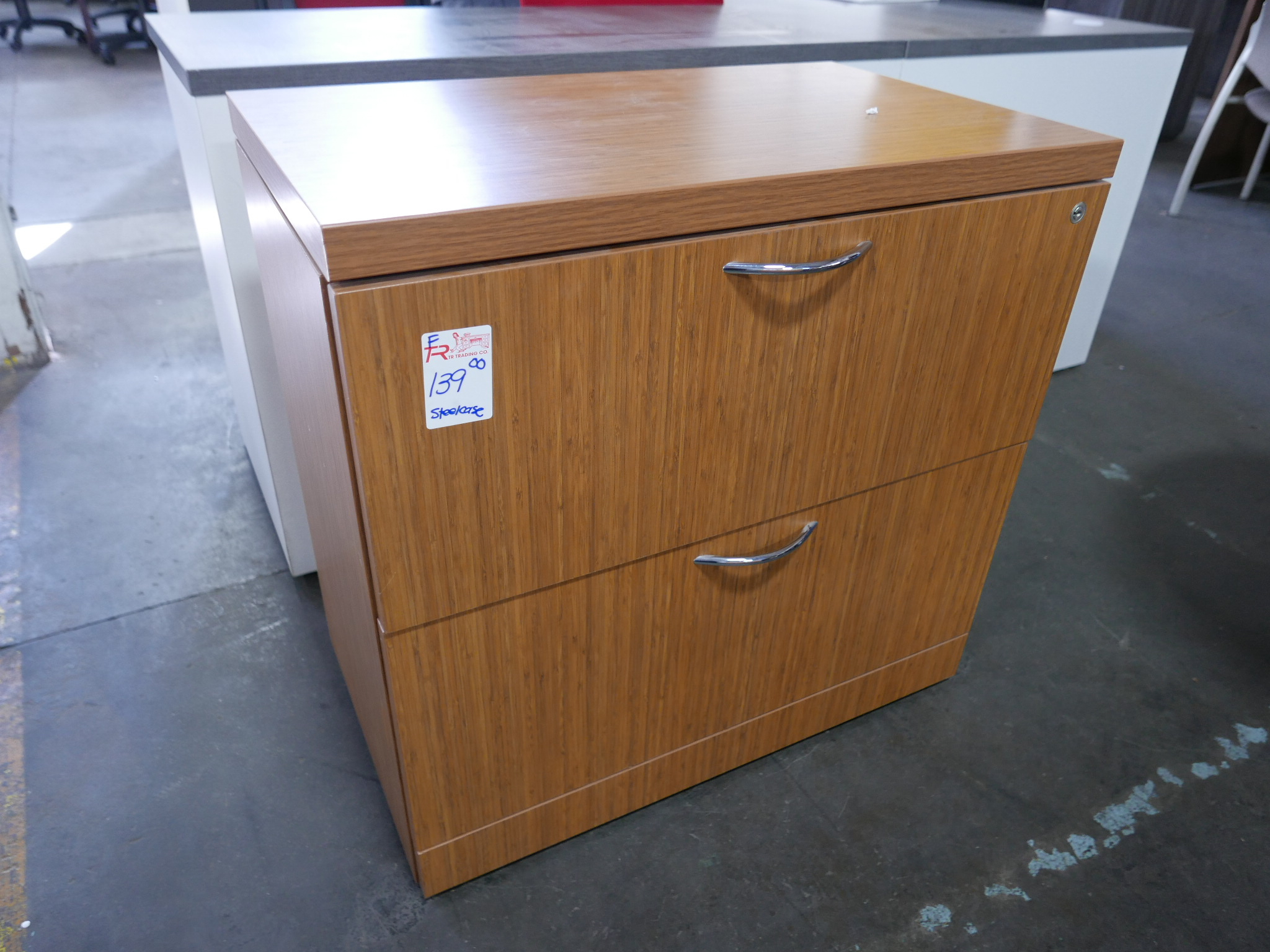 Steelcase Light Walnut Laminate 2 Dr Lateral File Tr Trading Company intended for dimensions 2048 X 1536