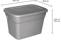 Sterilite 10 Gal38 L Tote Box Steel Walmart intended for proportions 3000 X 3000