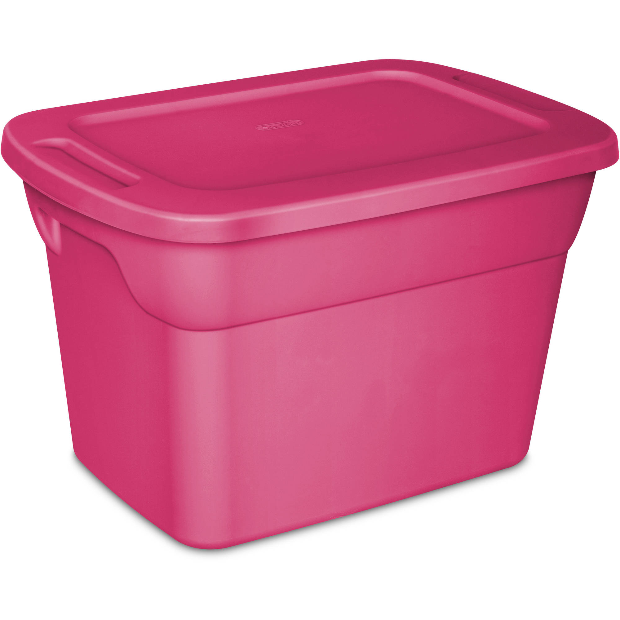 Sterilite 10 Gallon Tote Fuchsia Burst Walmart with regard to dimensions 2000 X 2000