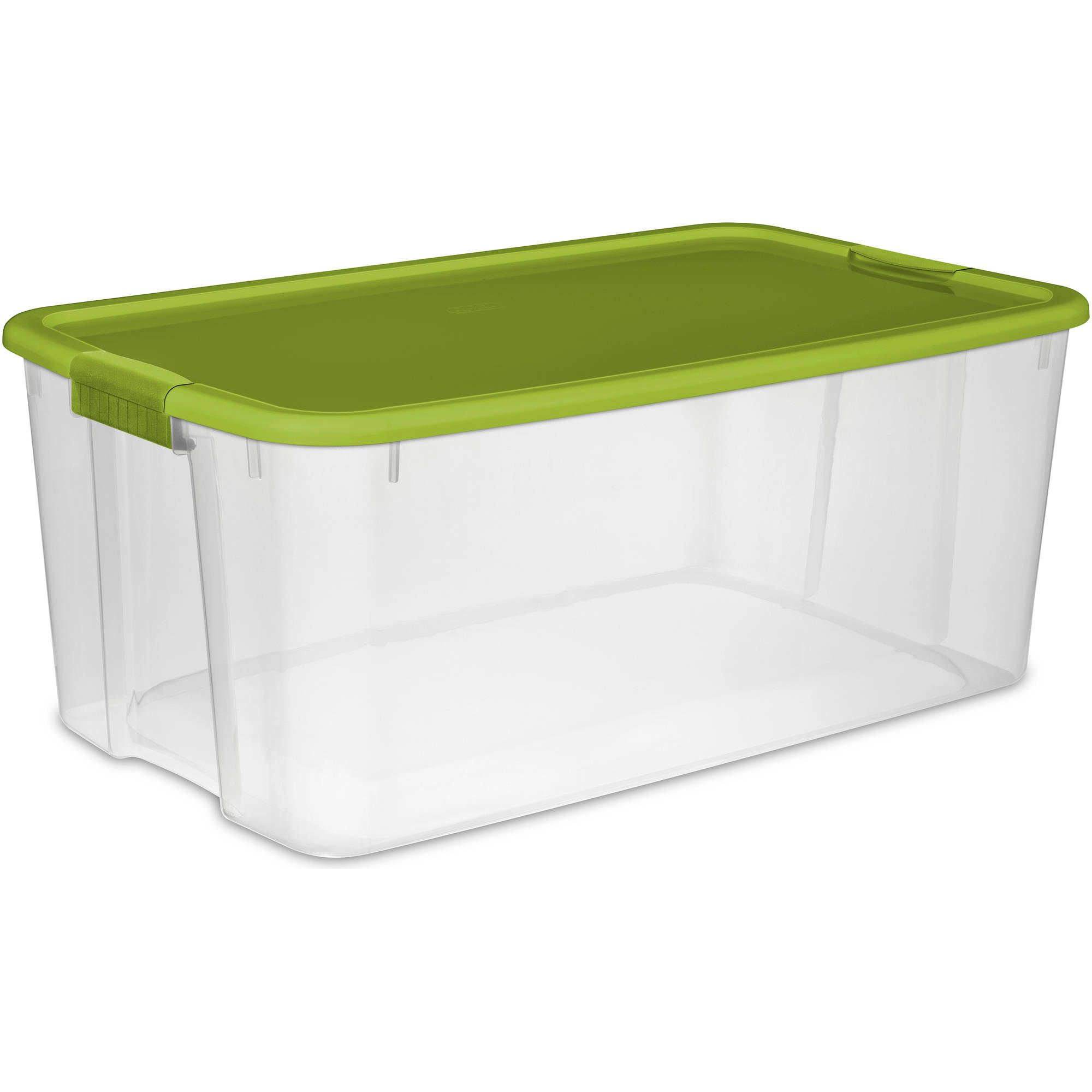 Sterilite 116 Quart Ez Carry Ultra Storage Box Spicy Lime Walmart intended for measurements 2000 X 2000