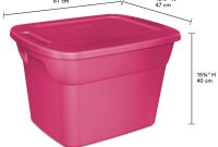 Sterilite 18 Gal68 L Tote Box Fuchsia Burst Available In A Case throughout size 3000 X 3000