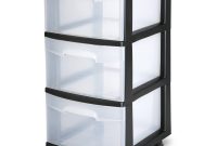 Sterilite 3 Drawer Wide Cart White Walmart intended for proportions 2000 X 2000