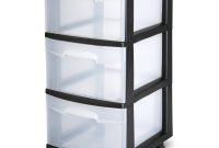 Sterilite 3 Drawer Wide Cart White Walmart with sizing 2000 X 2000