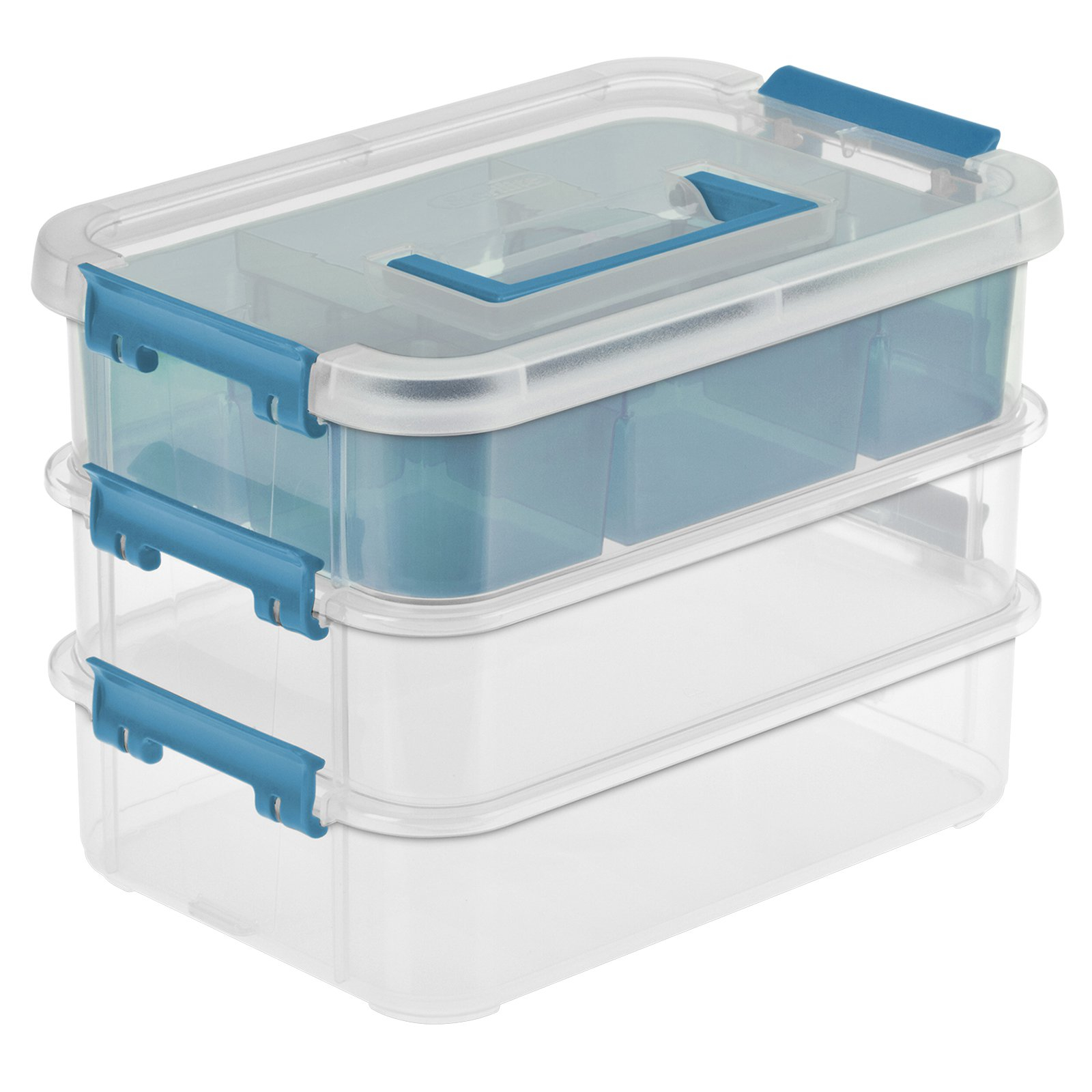 Sterilite 3 Layer Stack Carry Box In 2019 Products Plastic Box throughout sizing 1600 X 1600