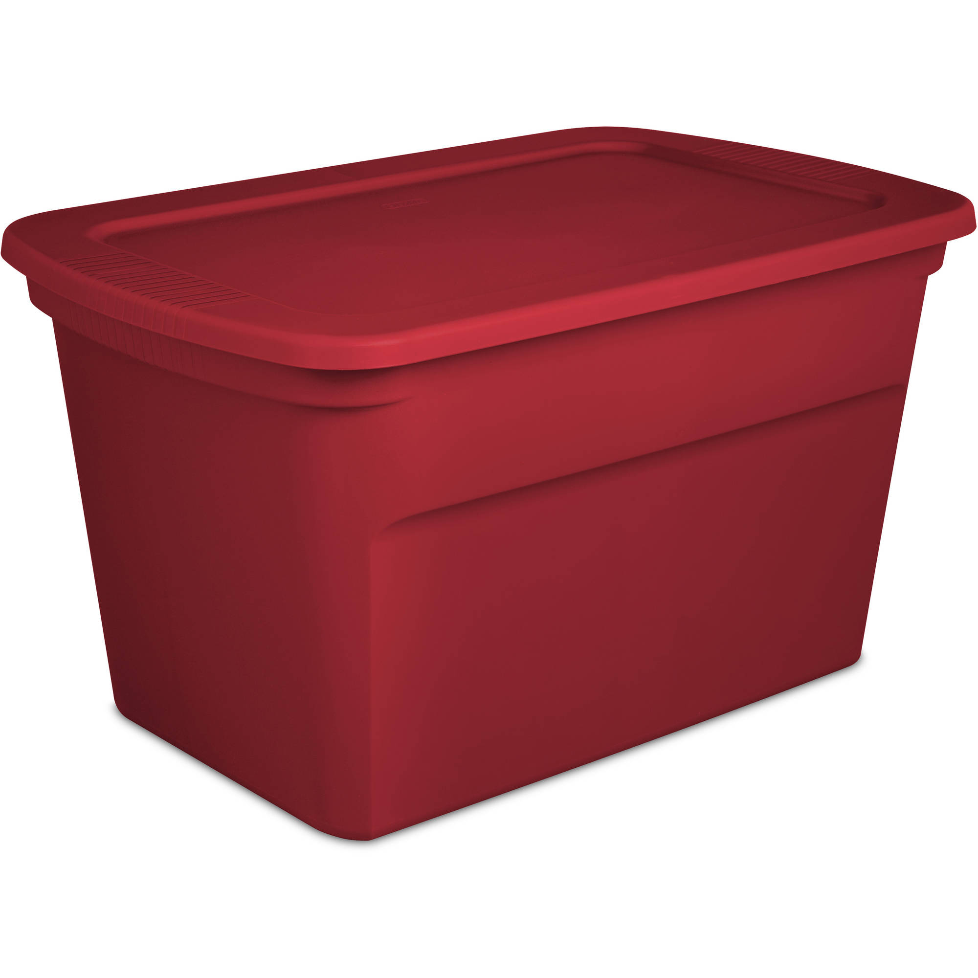 Sterilite 30 Gallon Infra Red Tote Box 2 Piece Walmart Inventory regarding size 2000 X 2000