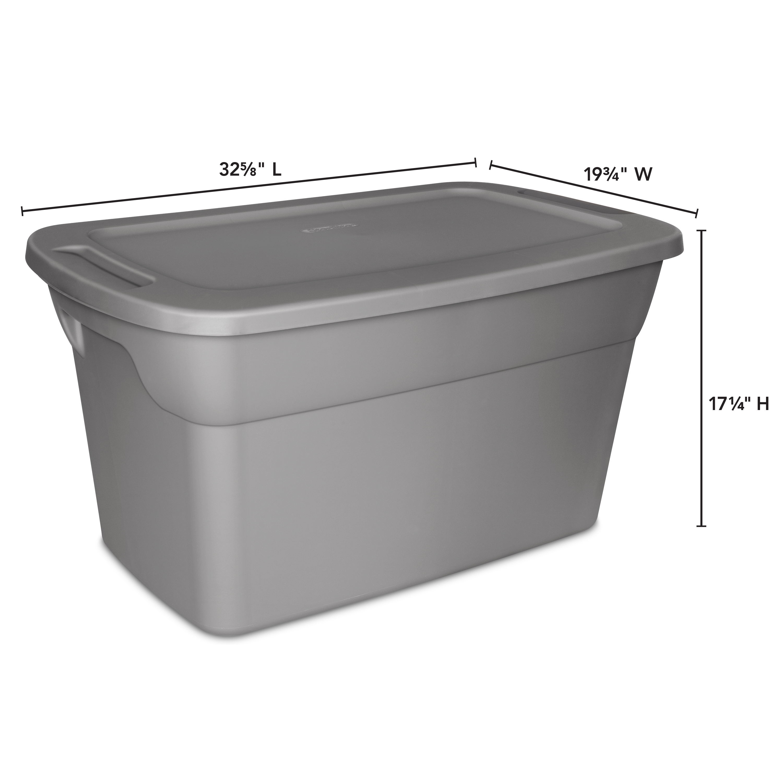 Sterilite 30 Gallon Tote Box Walmart intended for proportions 3000 X 3000