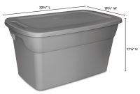 Sterilite 30 Gallon Tote Box Walmart pertaining to proportions 3000 X 3000