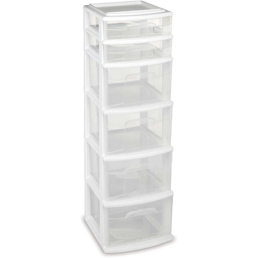 Sterilite 5 Drawer Tower Black Walmart throughout measurements 900 X 900