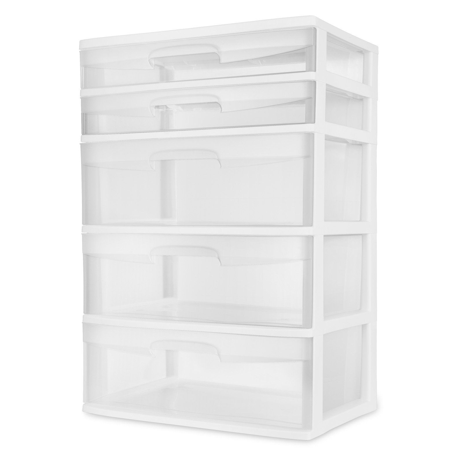 Sterilite 5 Drawer Wide Tower White For The Home In 2019 throughout size 1600 X 1600