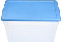 Sterilite 56 Qt Storage Box In Blue And Clear Plastic 16591008 pertaining to dimensions 1000 X 1000