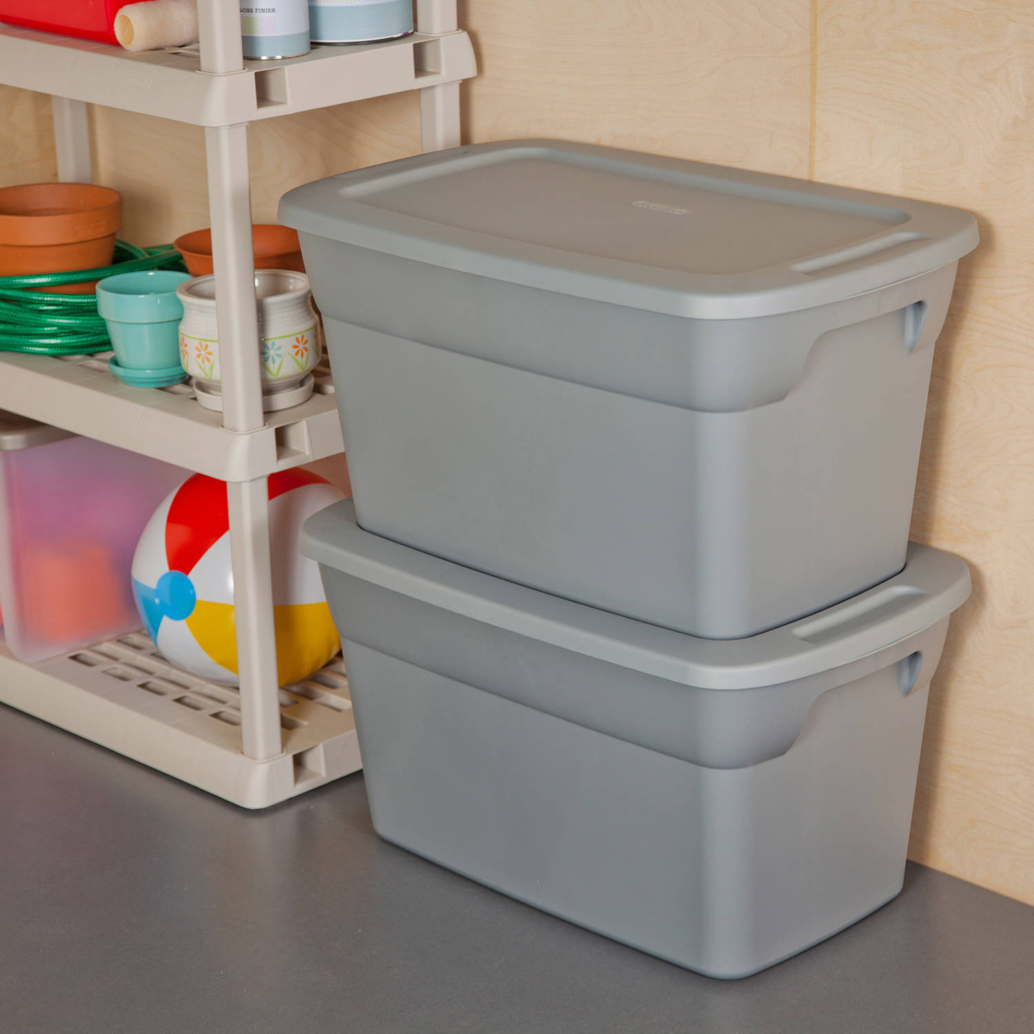 Sterilite 58 Quart Storage Box Multiple Colors Available In Case with dimensions 1500 X 1500