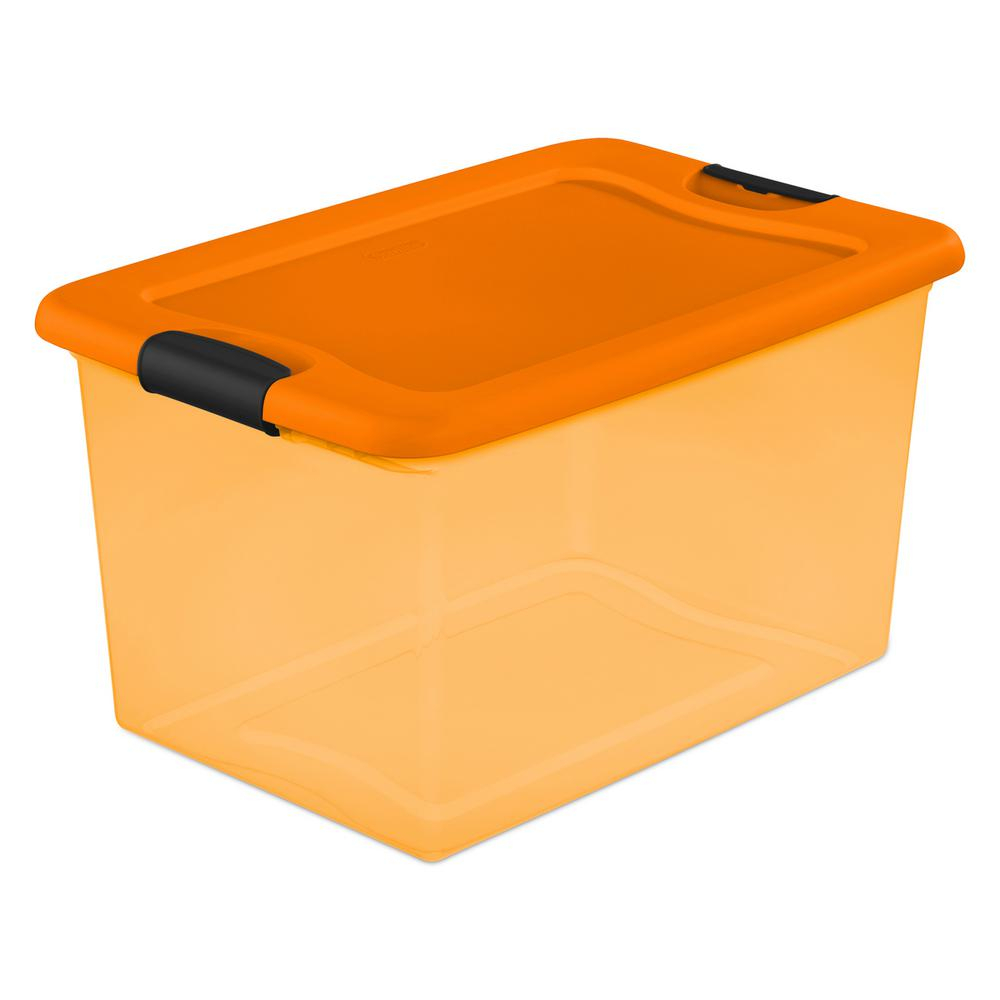 Sterilite Orange Storage Bin Storage Ideas pertaining to size 1000 X 1000