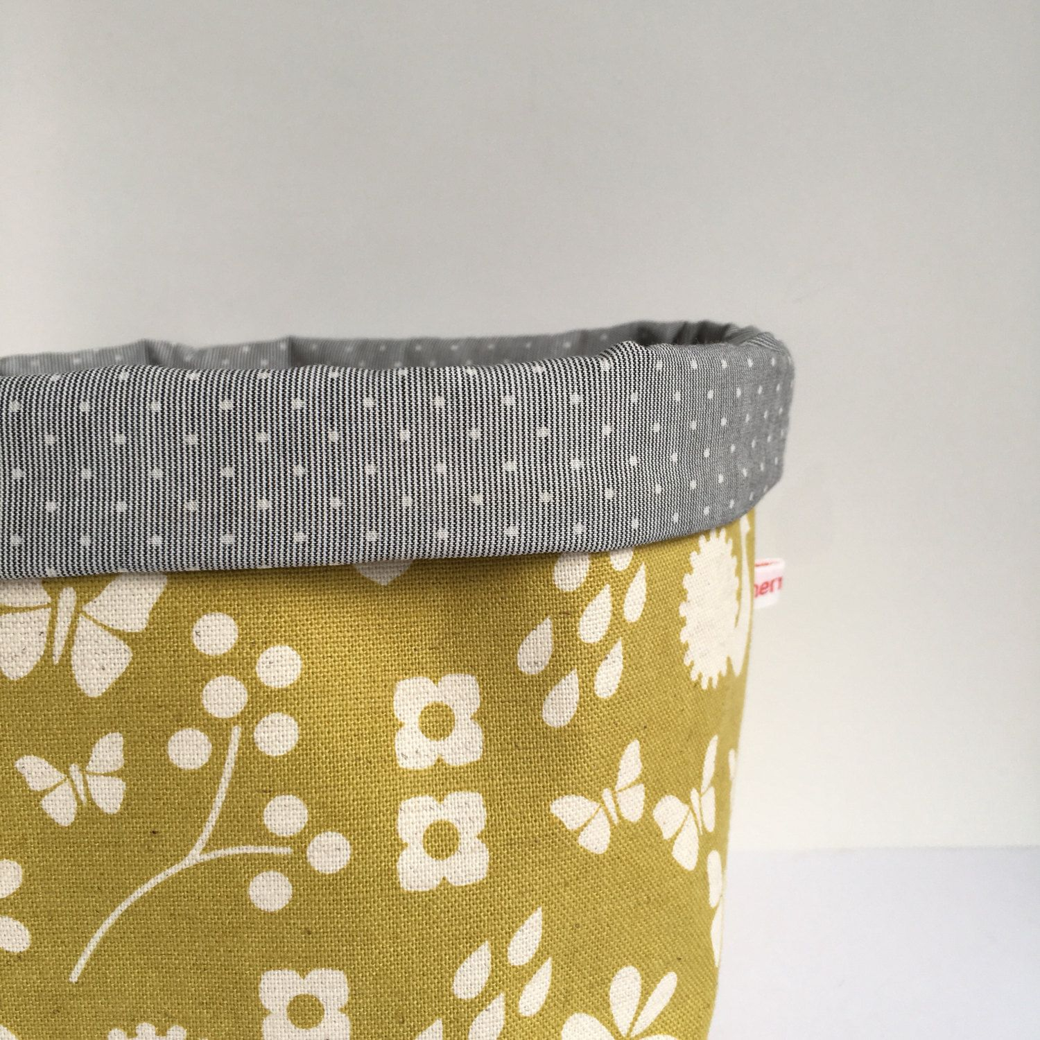 Storage Basket Canvas Fabric Storage Bin Scandi Style throughout size 1500 X 1500