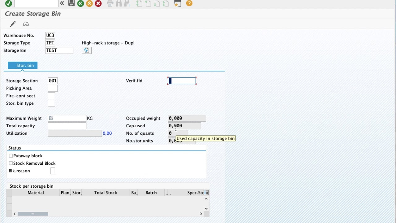 Storage Bin Creation In Sap Bhupal Reddy Sp Wm Org Structure throughout measurements 1280 X 720