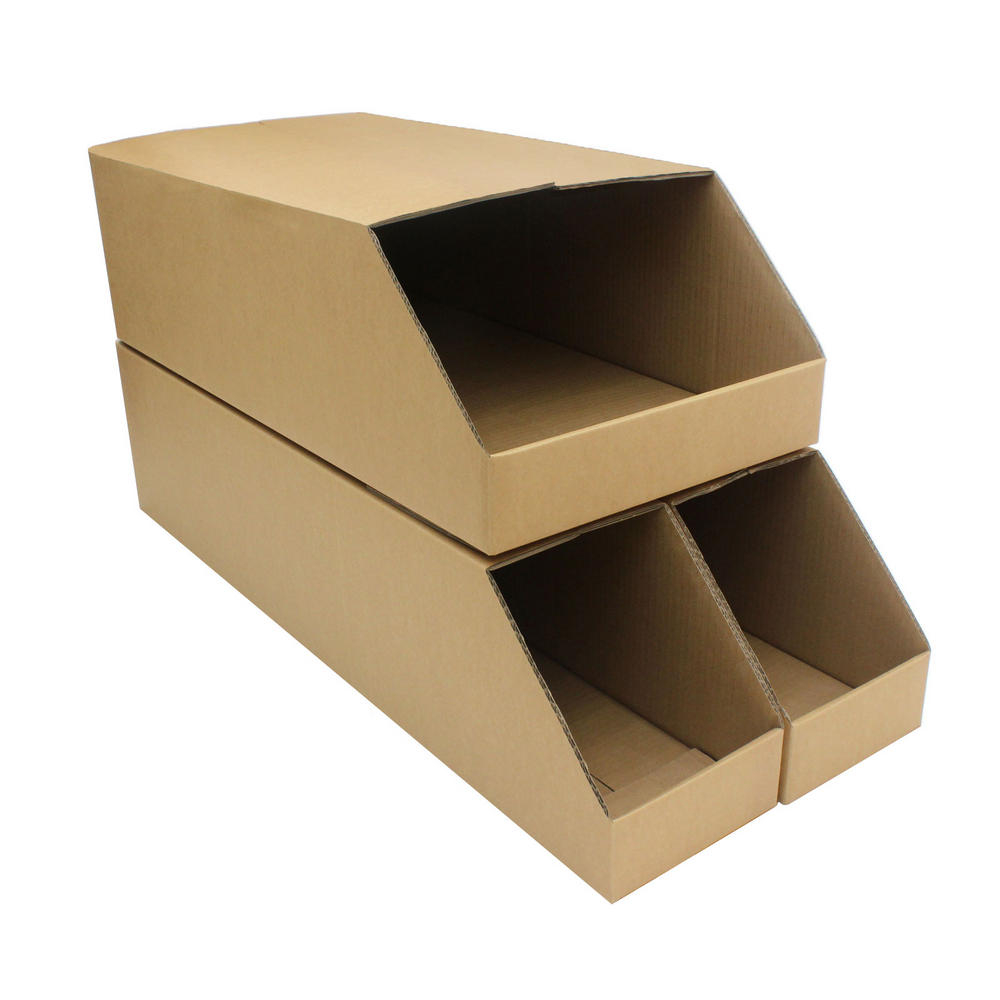 Cardboard Storage Bins • Cabinet Ideas