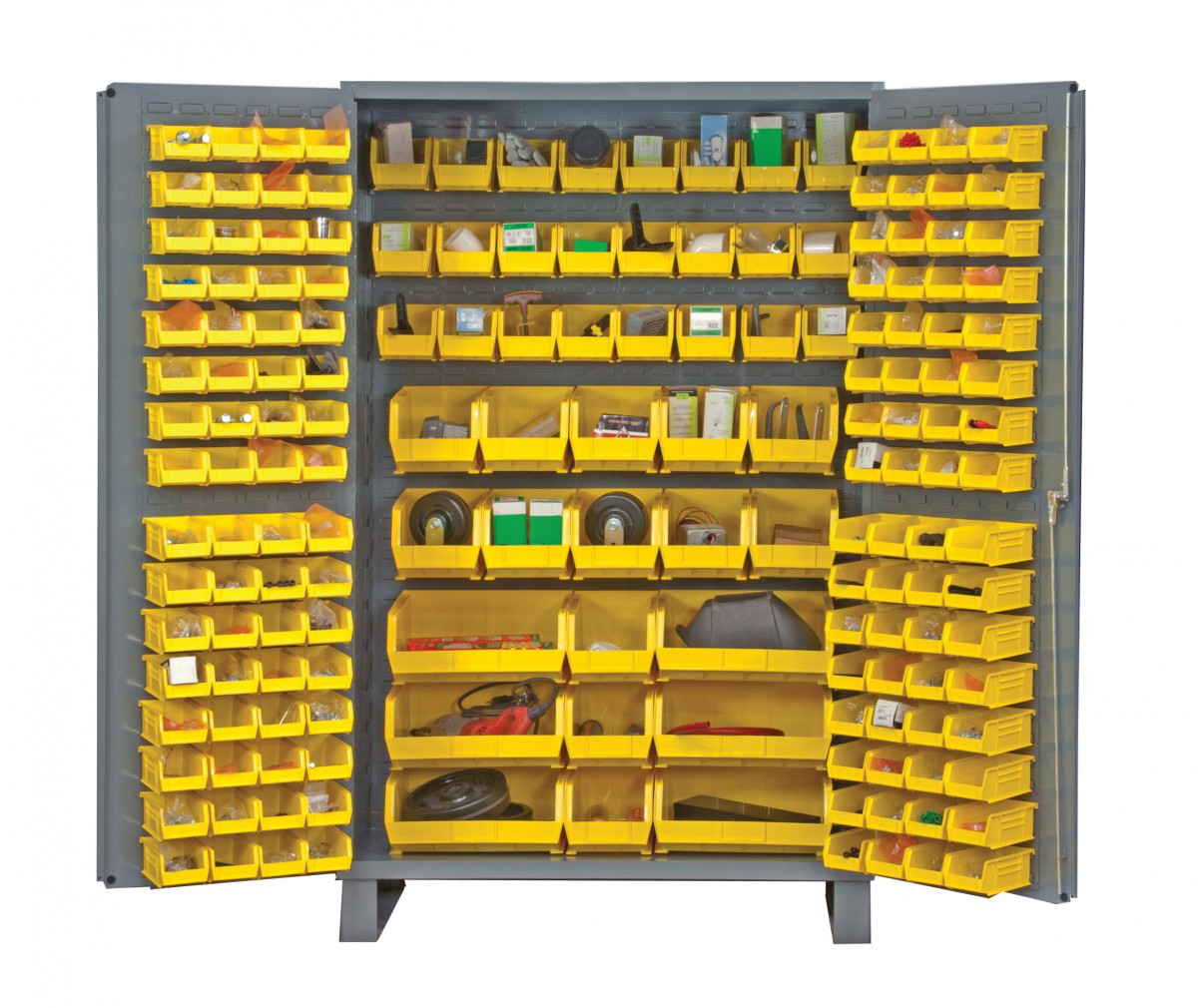 Storage Cabinets Steel Cabinets Metal Cabinet With Plastic Bins with proportions 1200 X 1010
