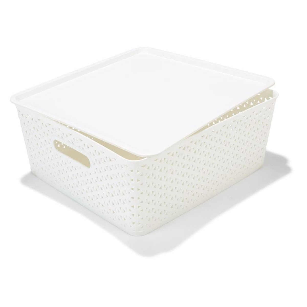 Storage Container With Lid Flat White Kmart for dimensions 1200 X 1200