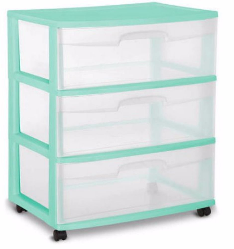 Storage Containers With Drawers Sterlite Organizer Plastic 3 Drawer in size 940 X 1000