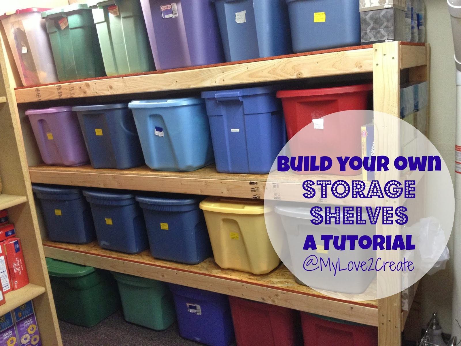 Storage Shelves A Tutorial My Love 2 Create with regard to sizing 1600 X 1200