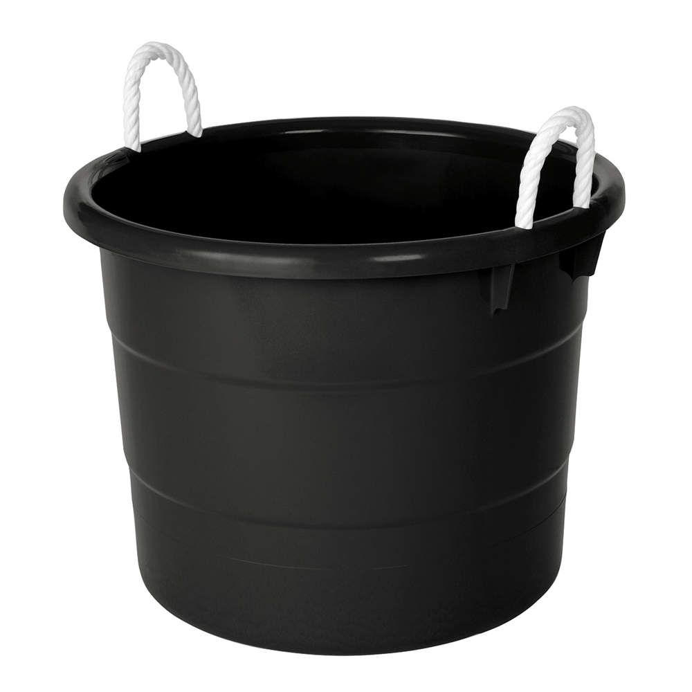 Storage Tub Black 16 12l X 21 12w 1ea Hypertufa Storage within proportions 1000 X 1000