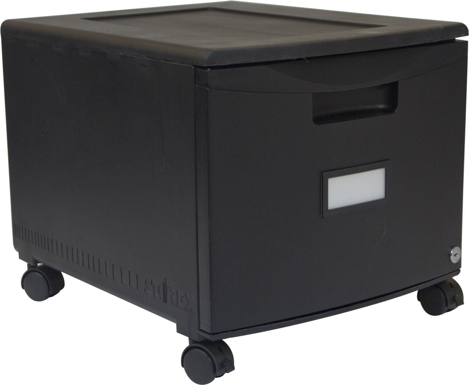Storex One Drawer Mini File Cabinet With Lock Casters Walmart Canada regarding dimensions 1500 X 1231